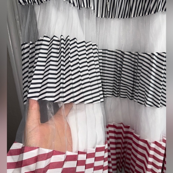 CLUB MONACO Pleated Midi Skirt size M - Picture 5 of 10